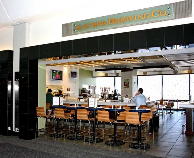 Craft brewer Anchor Brewing Co., whose signature Anchor Steam Beer is highly regarded by aficionados throughout the U.S., has a pub near Gate 70 in terminal 3 of San Francisco International Airport.